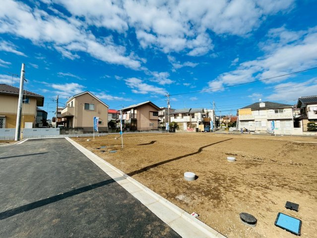 プレスティア昭島　宅地分譲全10区画売地　昭島市宮沢町　5号区　建築条件なしの外観|南道路は日当たりの良いお住まいが建築可能な人気区画です♪