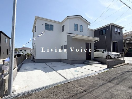 【外観】 | 【仲介手数料０円】伊勢原市上粕屋　新築一戸建て　2号棟　全2棟 | 【仲介手数料０円】伊勢原市上粕屋　新築一戸建て　全2棟