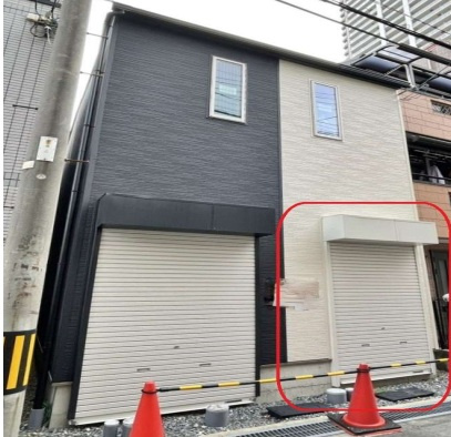 福島４丁目貸店舗の外観