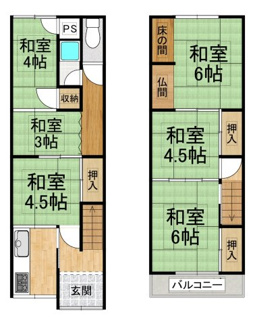 【間取り】 | 大宮南山ノ前町