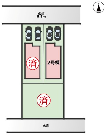 MIRASUMO天白区梅が丘21105③｜名古屋市の戸建ならホームアップの区画図