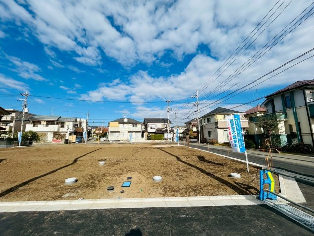 プレスティア昭島　宅地分譲全10区画売地　昭島市宮沢町　4号区　建築条件なしの外観|東南角地は南道路で日当たり良好なお住まいになります☆
