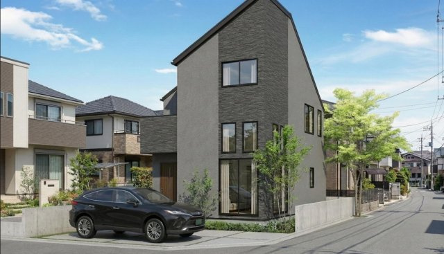 プレスティア昭島　宅地分譲全10区画売地　昭島市宮沢町　4号区　建築条件なしの土地図＋建物プラン例|■参考プラン：アキュラホーム　建物面積93.57m2/建物価格2500万（税込）※別途諸費用・外構等工事費用。また実際の仕様と異なる場合もございます。