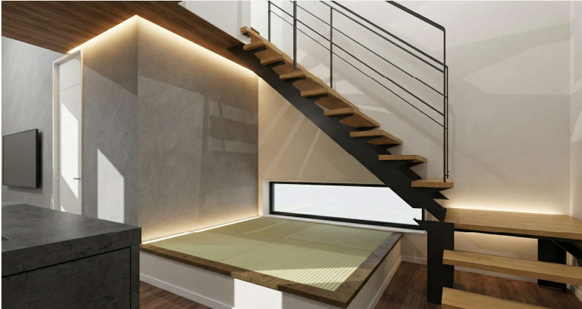 プレスティア昭島　宅地分譲全10区画売地　昭島市宮沢町　4号区　建築条件なしの完成予想図|畳スペースは壁で仕切られていないため、空間に一体感があり開放的なつくりとなっています。