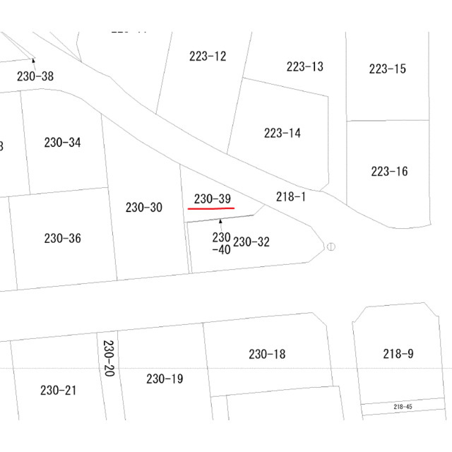 鳥栖市萱方町　売り土地の土地図