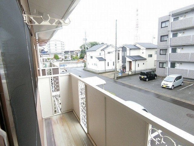 ドリーミー山中Ａのバルコニー