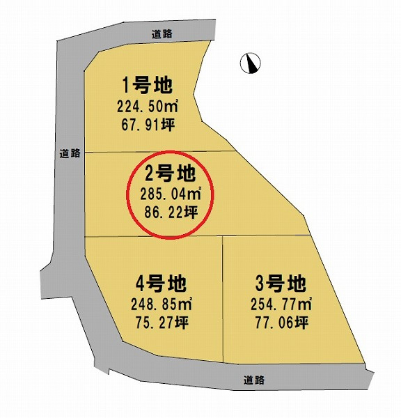 高崎市石原町売地 2号地