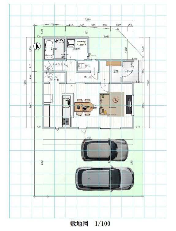 プレスティア昭島　宅地分譲全10区画売地　昭島市宮沢町　3号区　建築条件なしの外観|お客様の要望を反映したプラン作成承ります！お気軽にお申し付けください☆