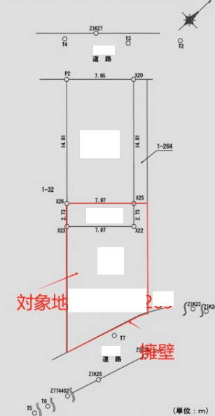 三田２　土地の区画図