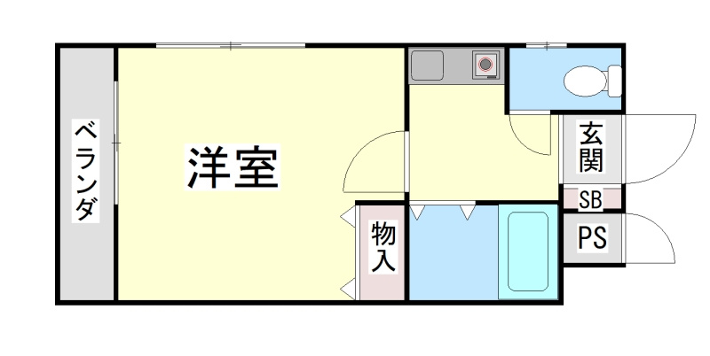 ルミエールＵＯＺＡＫＩの間取り