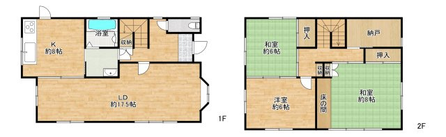 仙台市太白区茂庭台2丁目の間取り