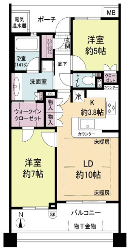 【間取り】 | S52137-ｴﾙ・ﾊﾟｰｸｽｸｴｱ京都鴨川