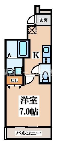 【間取り】 | フジパレス弥刀駅北Ⅱ番館
