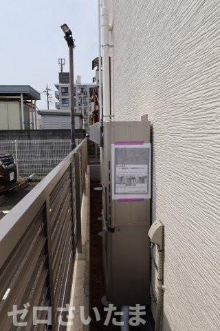 《仲介手数料無料》桜区田島１丁目4-1新築一戸建てケイアイグレースの外観|給湯器