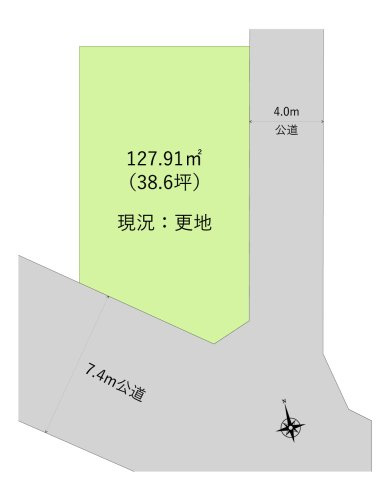 川越市大字小室の売地