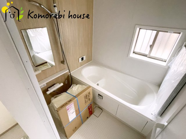 さいたま市見沼区東大宮6丁目48番　新築一戸建て　ハートフルタウン　Aの浴室|日々の疲れを癒すお風呂付です