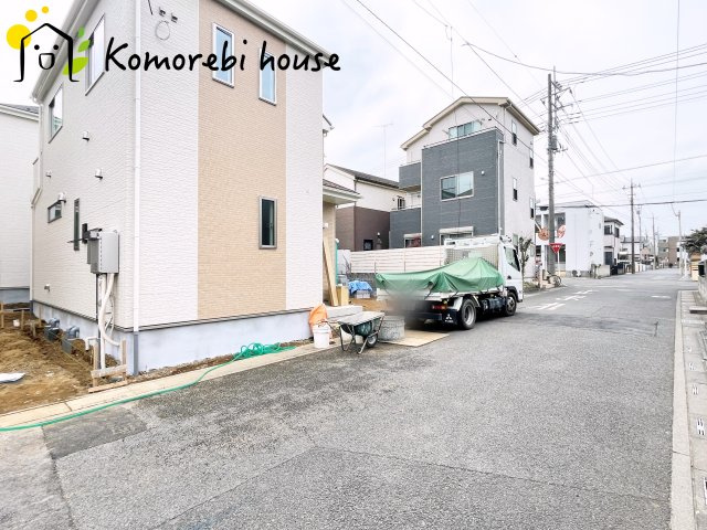 さいたま市見沼区東大宮6丁目48番　新築一戸建て　ハートフルタウン　Aの前面道路含む現地写真|2/2撮影