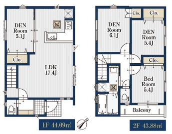 1LDK+3S！LDKは17.4帖！