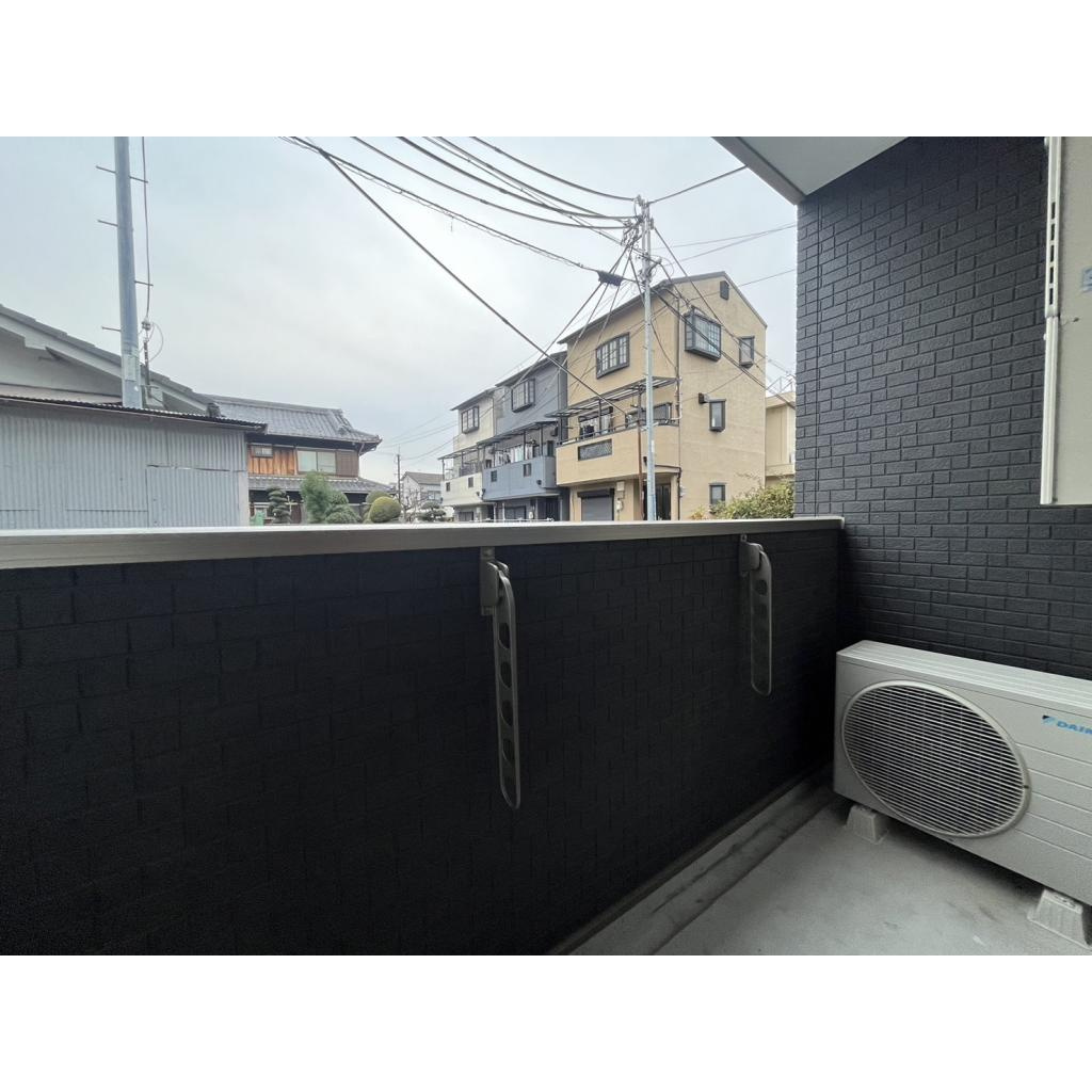 ＡＬＥＧＲＩＡ鴻池新田のバルコニー|暖かな日差しのふりそそぐバルコニー