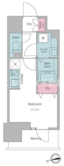 【間取り】 | レジディア大森Ⅱ