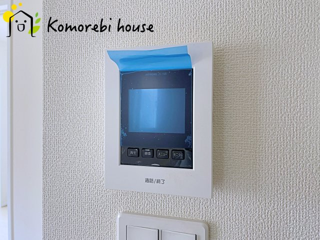 さいたま市見沼区東大宮6丁目48番　新築一戸建て　ハートフルタウン　Bの防犯設備|モニター付インターホンです