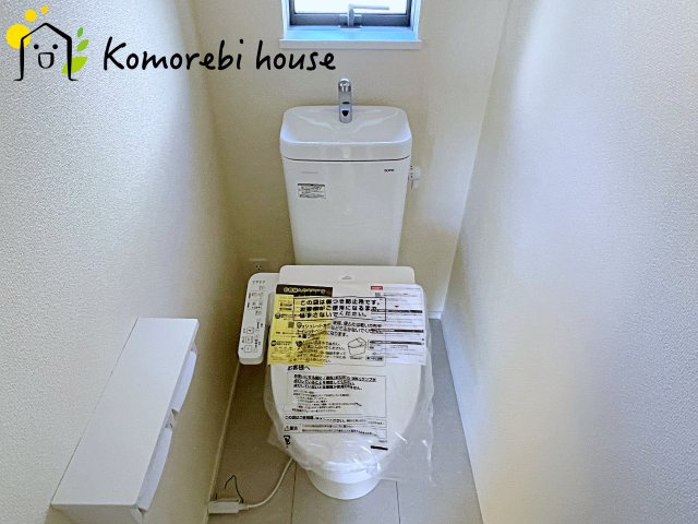 さいたま市見沼区東大宮6丁目48番　新築一戸建て　ハートフルタウン　Bのトイレ|清潔感のあるトイレです