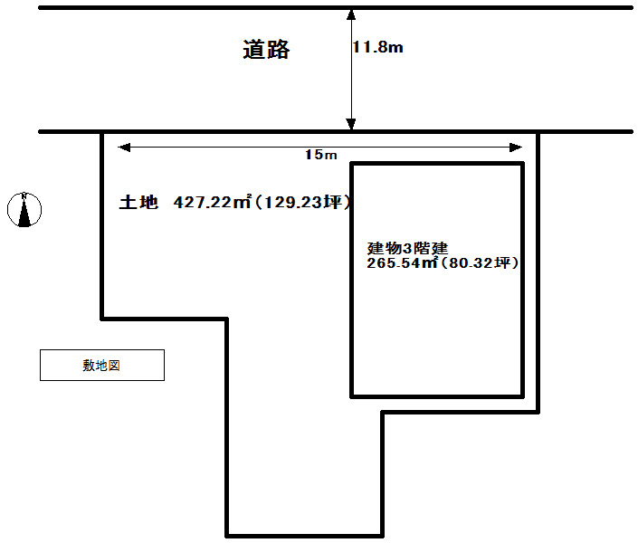 瑞穂区神前町店舗の間取り