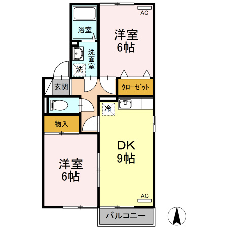 シャルマン・ロージェの間取り