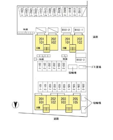 シャルマン・ロージェの区画図