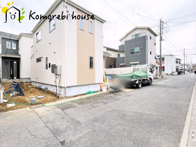 さいたま市見沼区東大宮6丁目48番　新築一戸建て　ハートフルタウン　Cの前面道路含む現地写真|前面道路含む現地写真です