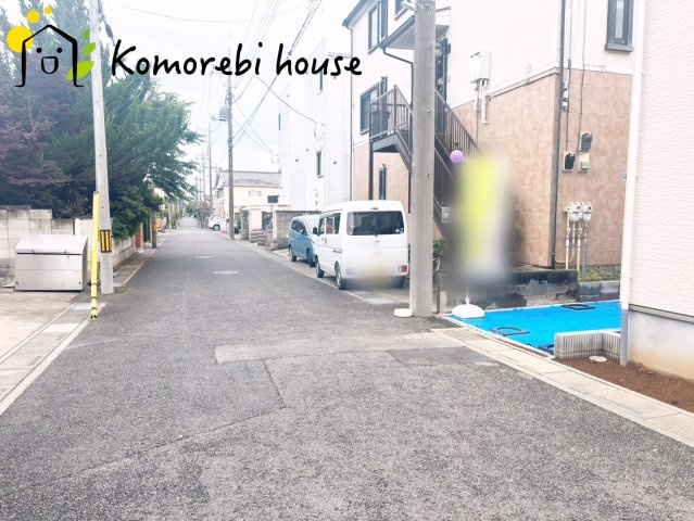 さいたま市見沼区東大宮6丁目48番　新築一戸建て　ハートフルタウン　Cの前面道路含む現地写真|前面道路含む現地写真です