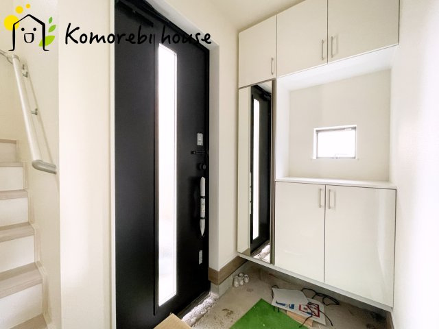 さいたま市見沼区東大宮6丁目48番　新築一戸建て　ハートフルタウン　Cの玄関|毎日通る玄関はこちらです