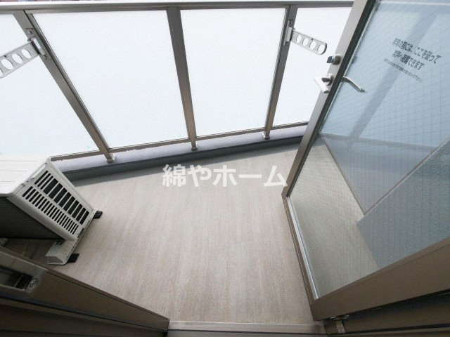 エスグランデ難波サウスのバルコニー|広々としたバルコニーです