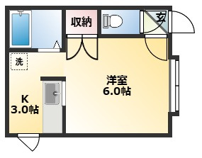 【間取り】 | クルーズハウス平岸 | 間取りです