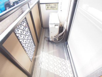 セジュール上瀬野のバルコニー