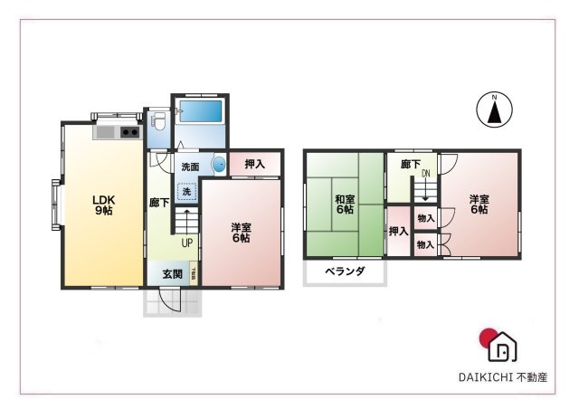 【間取り】 | 深谷市西大沼　中古戸建