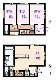 【間取り】 | 宮本町大将軍橋戸建