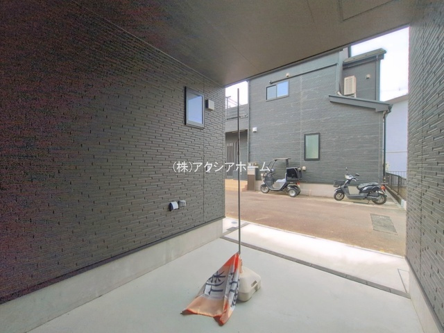 所沢市山口・全1棟　新築一戸建　～3階建～の駐車場|現地写真（2026年5月8日撮影）