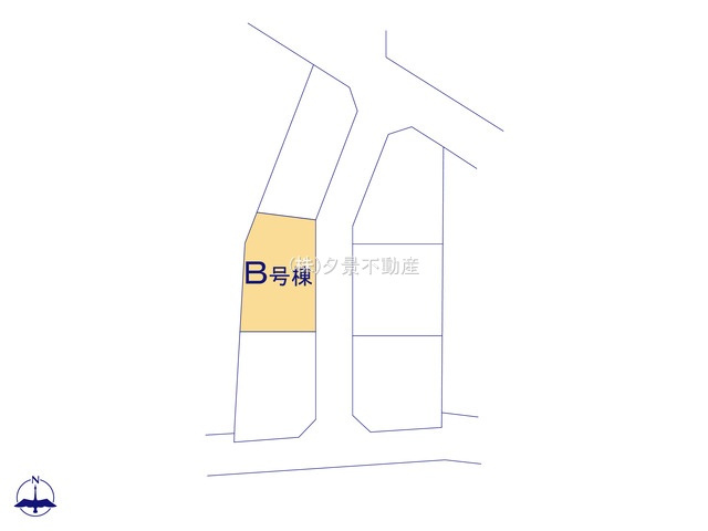 《仲介手数料無料》岩槻区府内２丁目41新築一戸建ていろどりアイタウンの区画図