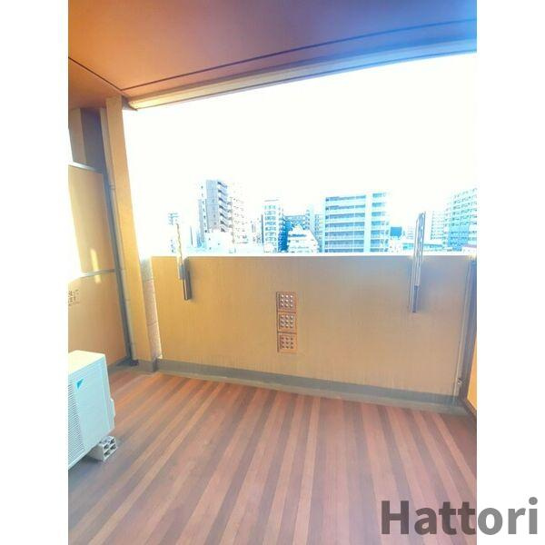 マスターズレジデンス道頓堀Ⅲのバルコニー