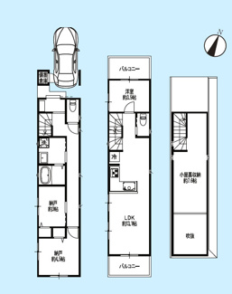 【間取り】 | 大田区南久が原2丁目