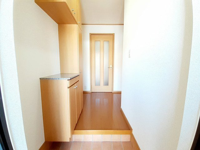 エルカーサＢの玄関