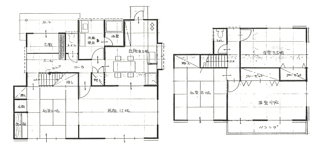 橋本市城山台4丁目・中古戸建・54724の間取り