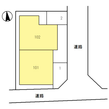 セジュール茨木駅前の地図