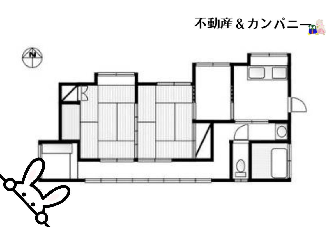 馬木町の中古のおうち　松山市馬木町中古戸建の間取り