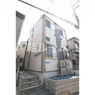 板橋区仲宿のアパートのエントランス