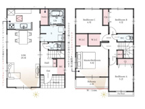 越谷市大竹2期　新築分譲住宅　全3棟の画像