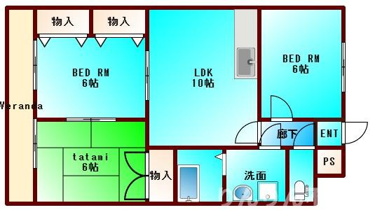【間取り】 | フォレストハイツ