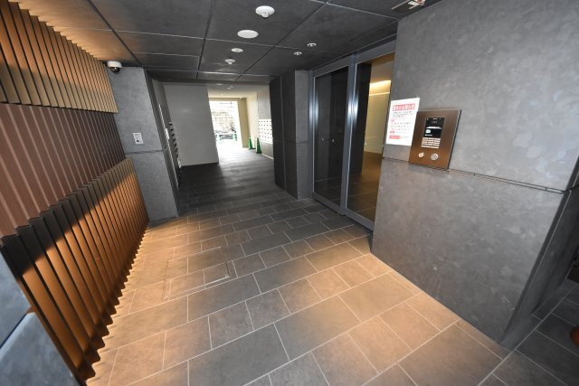 アーバネックス北堀江Ⅱのエントランス