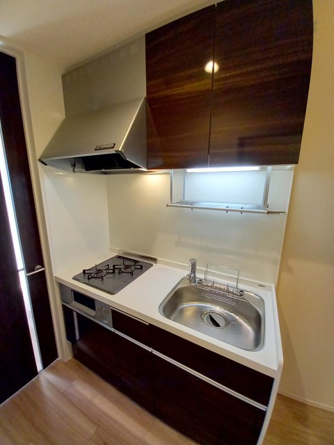 滝野川ヘーベルメゾンのキッチン|★他号室写真★ガス２口システムキッチン★